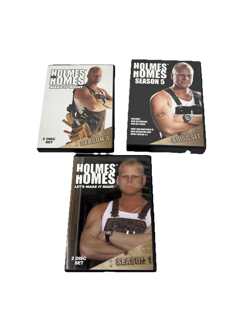 Mike Holmes On Homes Lets Make it Right Tv Series Season 1 3 & 4 DVD